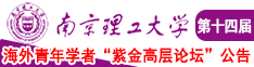 操逼屌穴日批南京理工大学第十四届海外青年学者紫金论坛诚邀海内外英才！